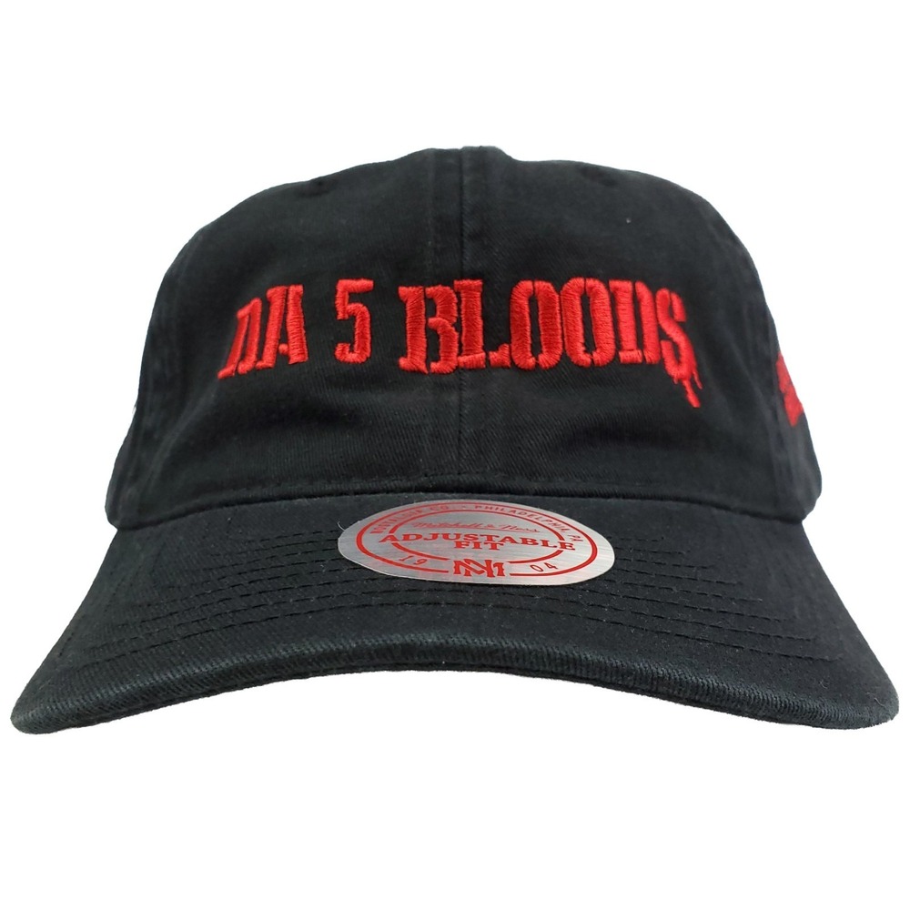 Da 5 Bloods Mitchell & Ness Collab Dad Hat Cap Embroidery Logo Spike Lee NWT - Picture 1 of 8
